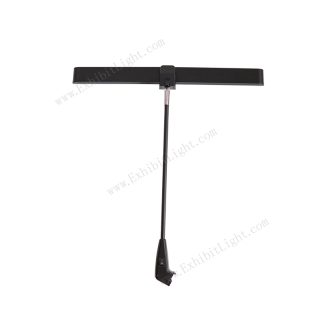 Pop up stand display lights black