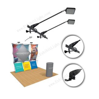 LED lighting for pop up stands