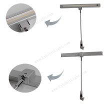 Pop up stand display light connection