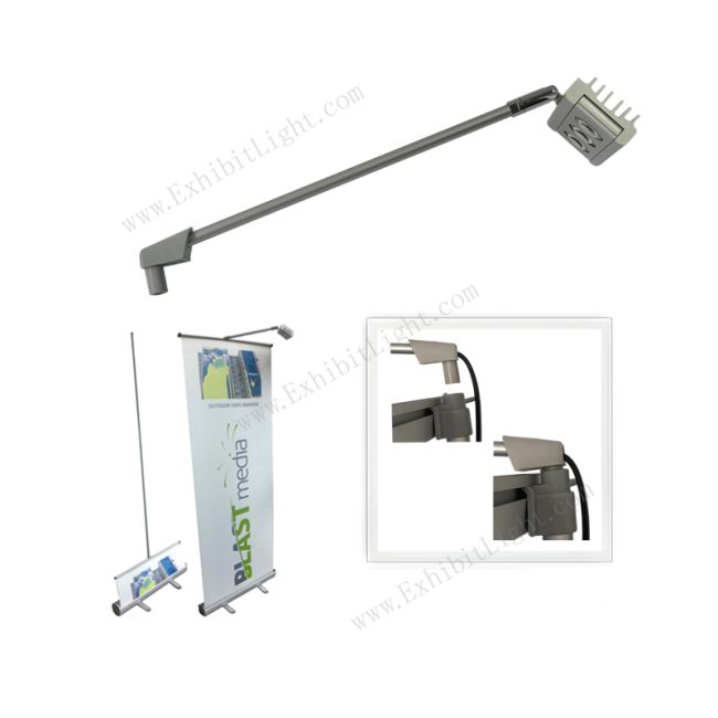 LED lights for the banner stand trade show