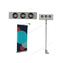 LED lighting for the banner stand