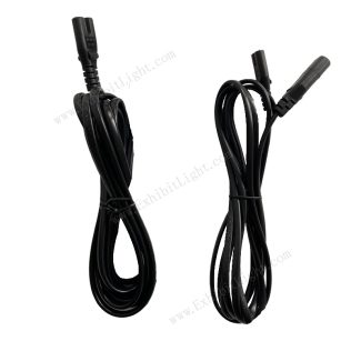 Pop up frame display lights power cord