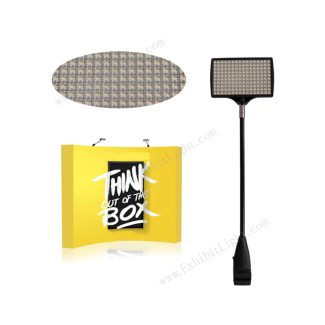 best LED light for fabric pop up display