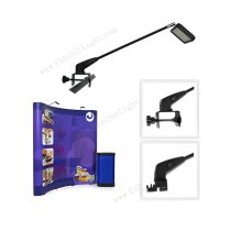 Lights for pop-up display tradeshow