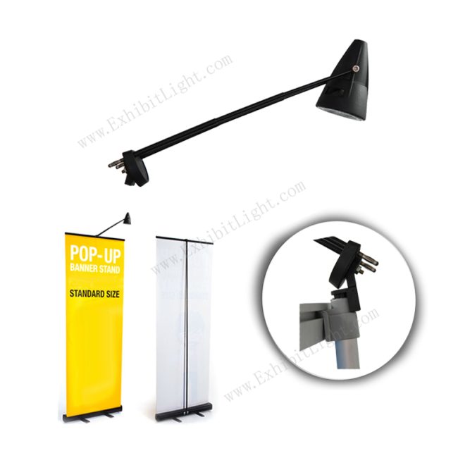 best retractable lights for banner stand