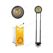 retractable lights for banner stand factory