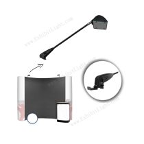 Pop up booth display lighting