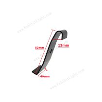 grid wall display lighting S shaped tail details