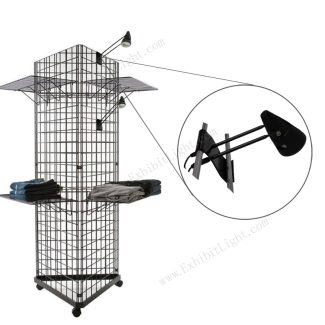 Gridwall lights Install