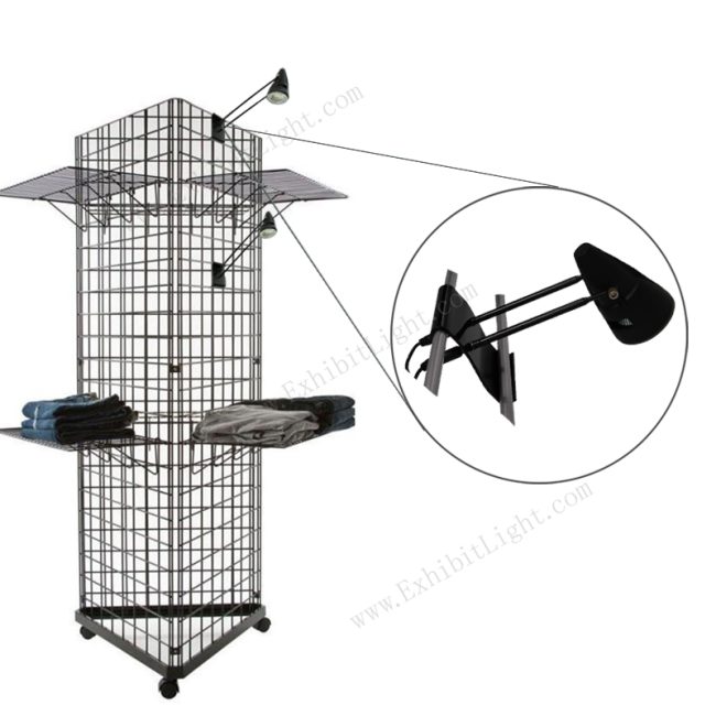 Gridwall lights Install
