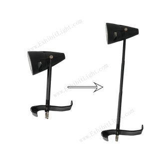 Gridwall lights adjustable length