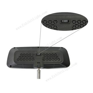 Exhibit arm lights CCT changeable switch