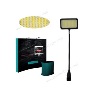 Exhibition lights for pop-up display