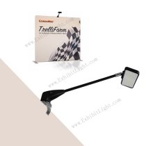 tension fabric backwall display lights for trade show