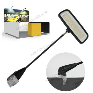 tension fabric display mockup lights factory