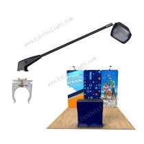 tension fabric display mockup lights exhibition