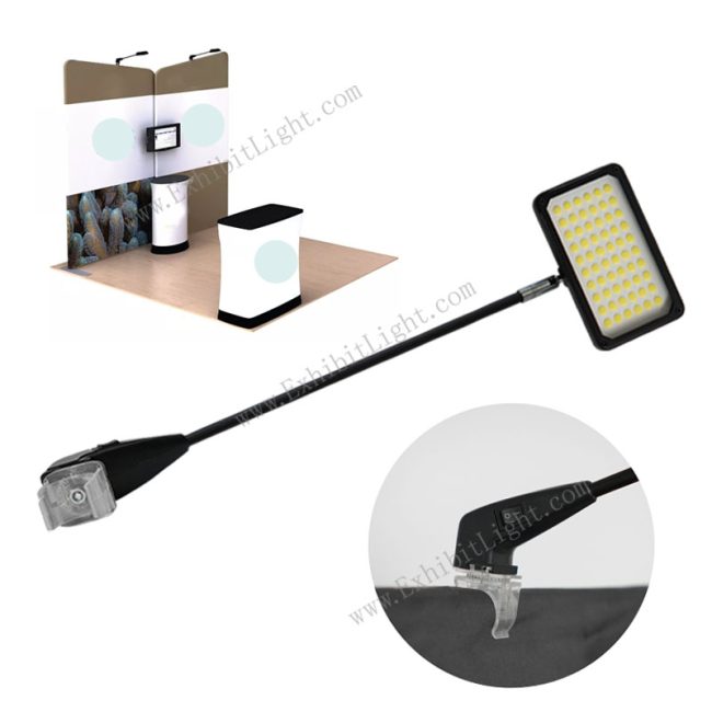 curved tension fabric display lights factory