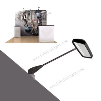 adjustable tension fabric displays floodlights