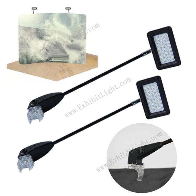 tension fabric trade show lighting factory