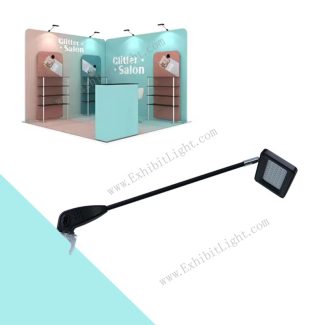 tension fabric trade show display lighting