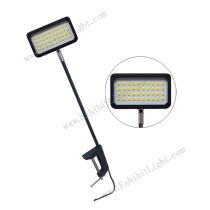 exhibition portable display boards long arm clip light