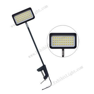 exhibition portable display boards long arm clip light
