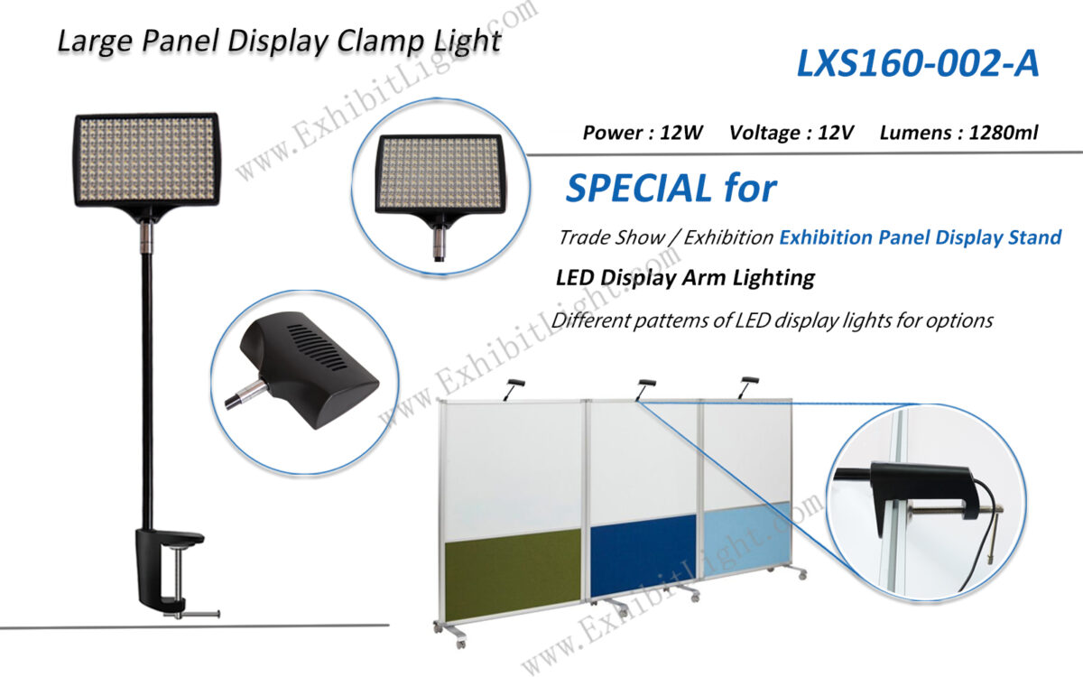 large panel display clamp light lxs160-002-a