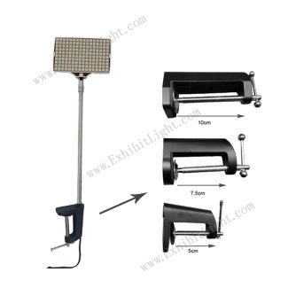 panel board arm lighting with clip