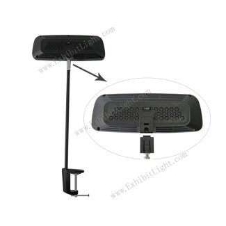 foldable board LED exhibition clamp light removable lamp head