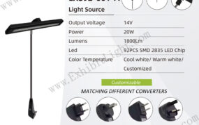 modern long strip exhibition display led light lxs92-001-a