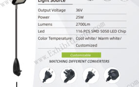 116 LED lamp beads exhibition link light