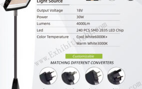 removable CCT changeable exhibition light lxs240-tg001-a